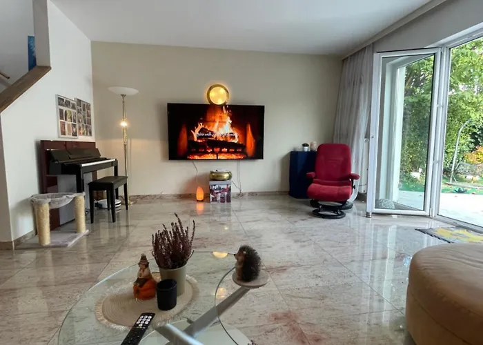 City-oasis With 3 Bedrooms, Garden, Jacuzzi, Gym, Fireplace, Close To U1, Center & Airport * Bécs